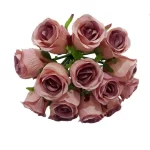دسته گل مصنوعی رز هلندی 12 عددی